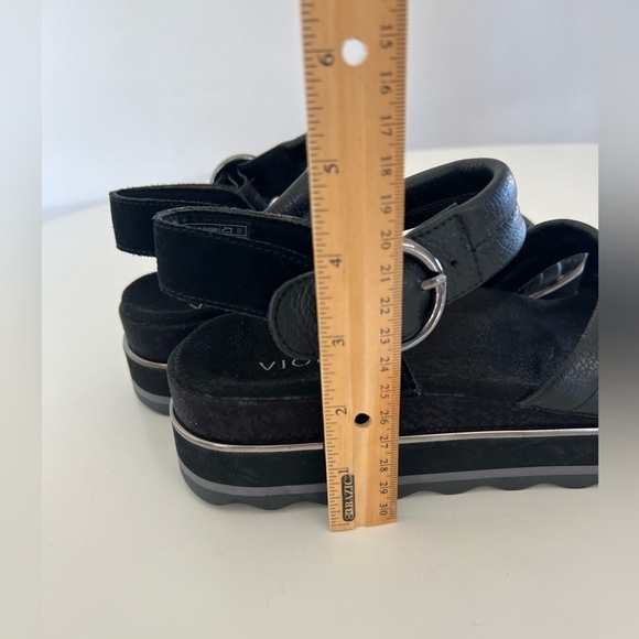 Vionic Reyna Black Platform Ankle Stap Sandals Size 9 - Picture 12 of 12